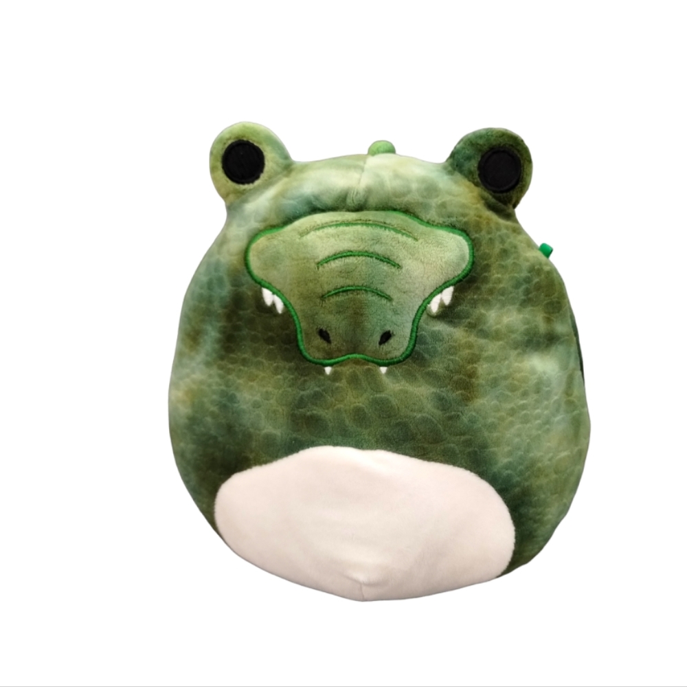 ✓Squishmallows 8” - "Archer the Green Textured Alligator" Plush Toy - KellyToy